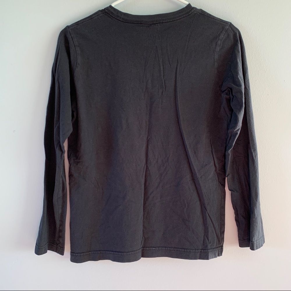 Air Jordan Size Large L Black Boys Top T Shirt Long Sleeve Graphic Basketball - Picture 6 of 12